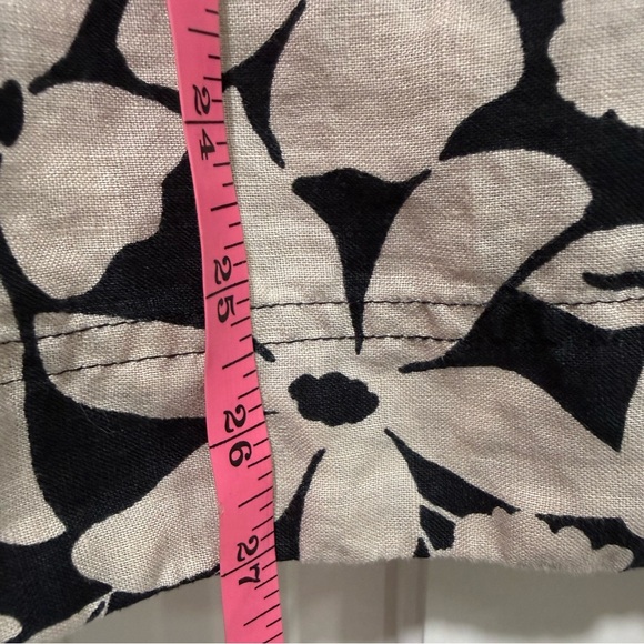 Charter Club Ombré Floral Linen Button Down Shirt - Picture 10 of 10